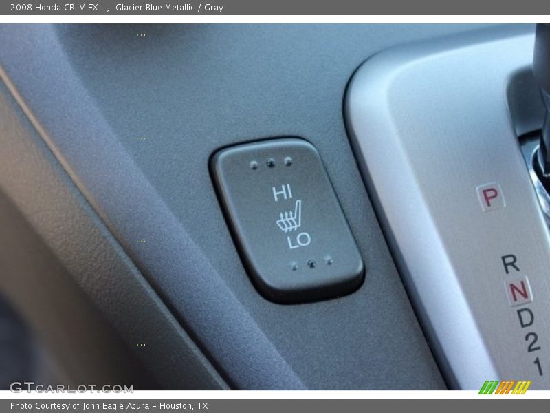 Glacier Blue Metallic / Gray 2008 Honda CR-V EX-L