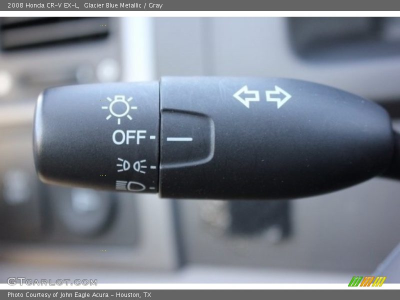 Glacier Blue Metallic / Gray 2008 Honda CR-V EX-L