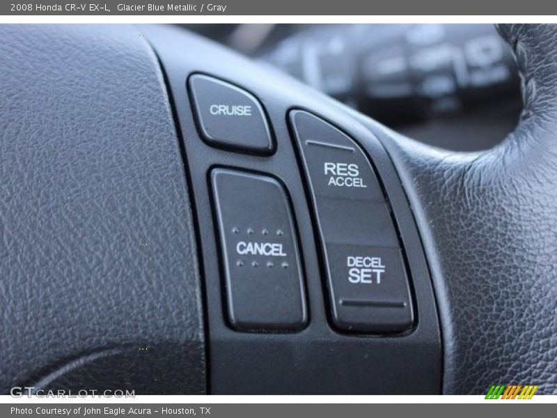 Glacier Blue Metallic / Gray 2008 Honda CR-V EX-L