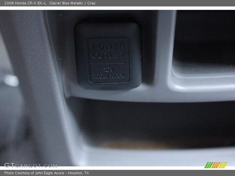 Glacier Blue Metallic / Gray 2008 Honda CR-V EX-L