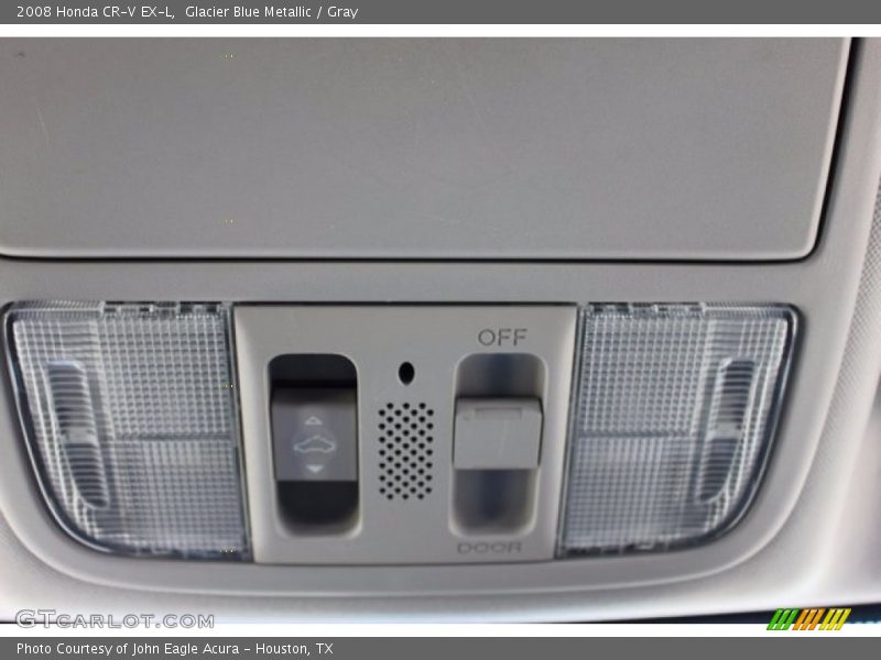 Glacier Blue Metallic / Gray 2008 Honda CR-V EX-L