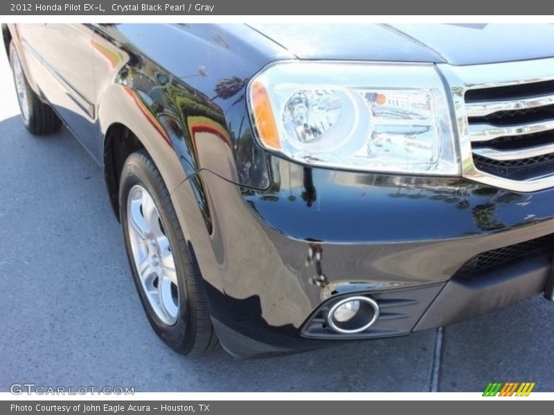 Crystal Black Pearl / Gray 2012 Honda Pilot EX-L