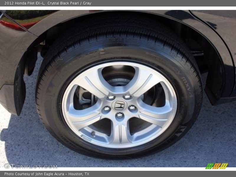 Crystal Black Pearl / Gray 2012 Honda Pilot EX-L