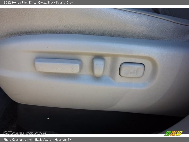 Crystal Black Pearl / Gray 2012 Honda Pilot EX-L