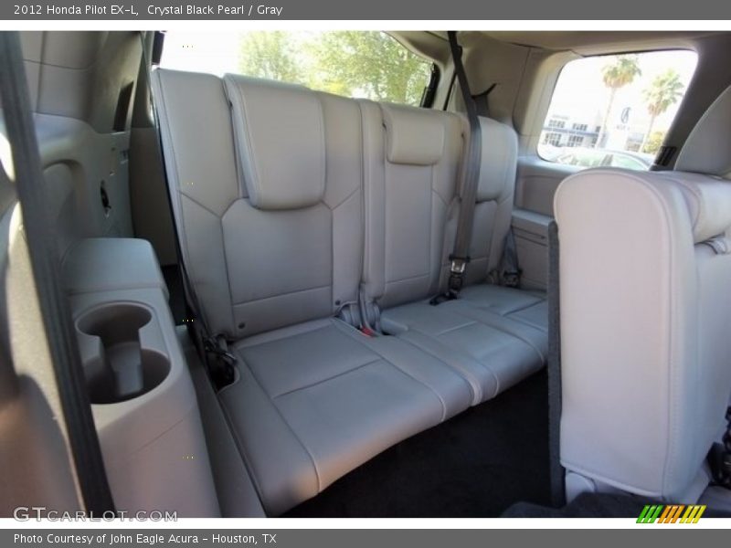 Crystal Black Pearl / Gray 2012 Honda Pilot EX-L
