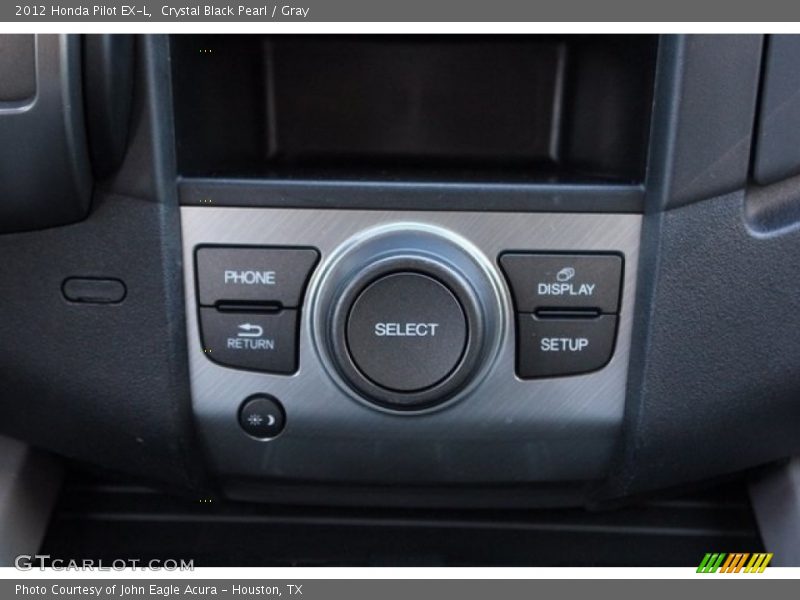 Crystal Black Pearl / Gray 2012 Honda Pilot EX-L