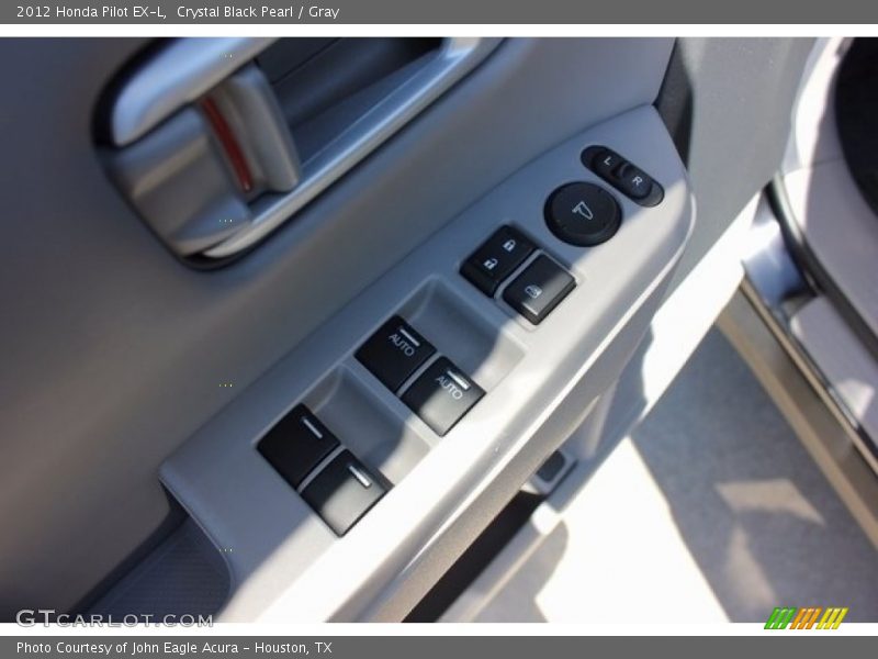 Crystal Black Pearl / Gray 2012 Honda Pilot EX-L