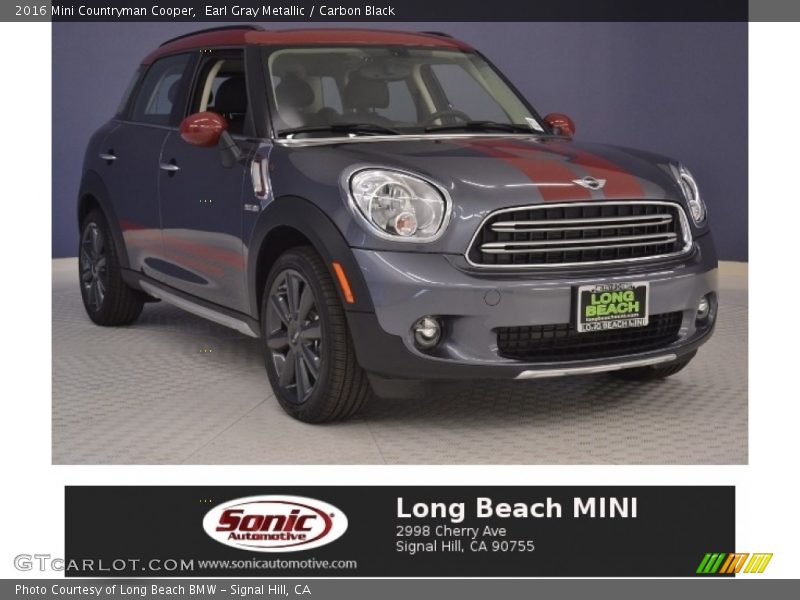 Earl Gray Metallic / Carbon Black 2016 Mini Countryman Cooper