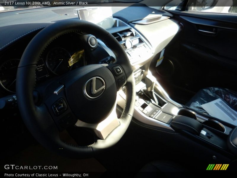 Atomic Silver / Black 2017 Lexus NX 200t AWD