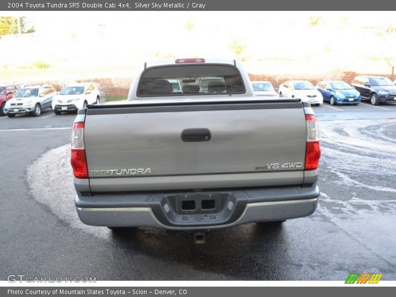Silver Sky Metallic / Gray 2004 Toyota Tundra SR5 Double Cab 4x4