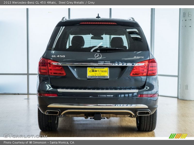 Steel Grey Metallic / Grey 2013 Mercedes-Benz GL 450 4Matic