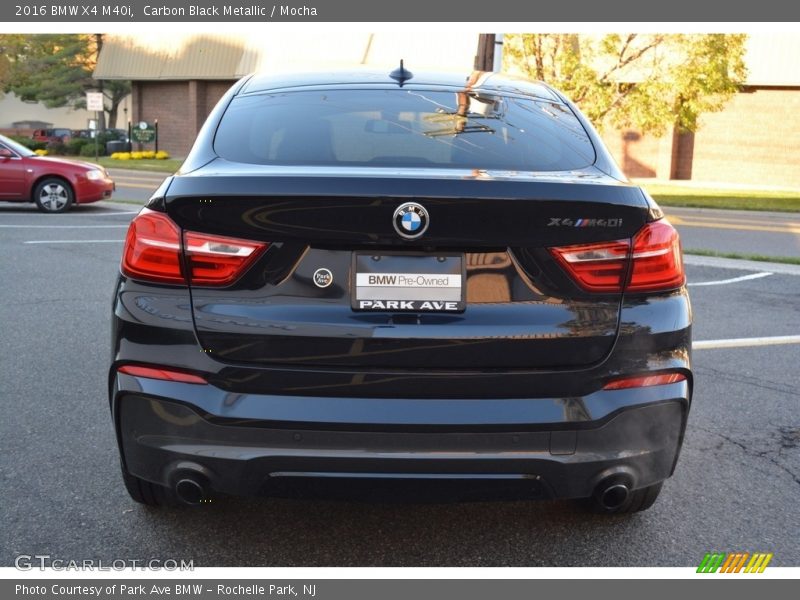 Carbon Black Metallic / Mocha 2016 BMW X4 M40i