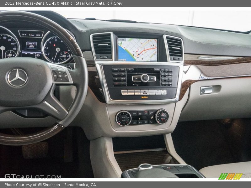 Steel Grey Metallic / Grey 2013 Mercedes-Benz GL 450 4Matic