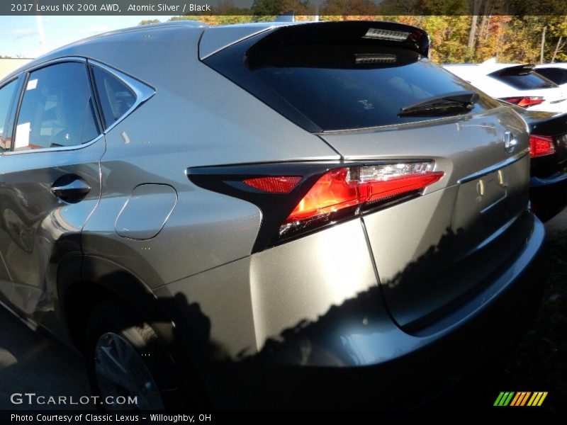 Atomic Silver / Black 2017 Lexus NX 200t AWD
