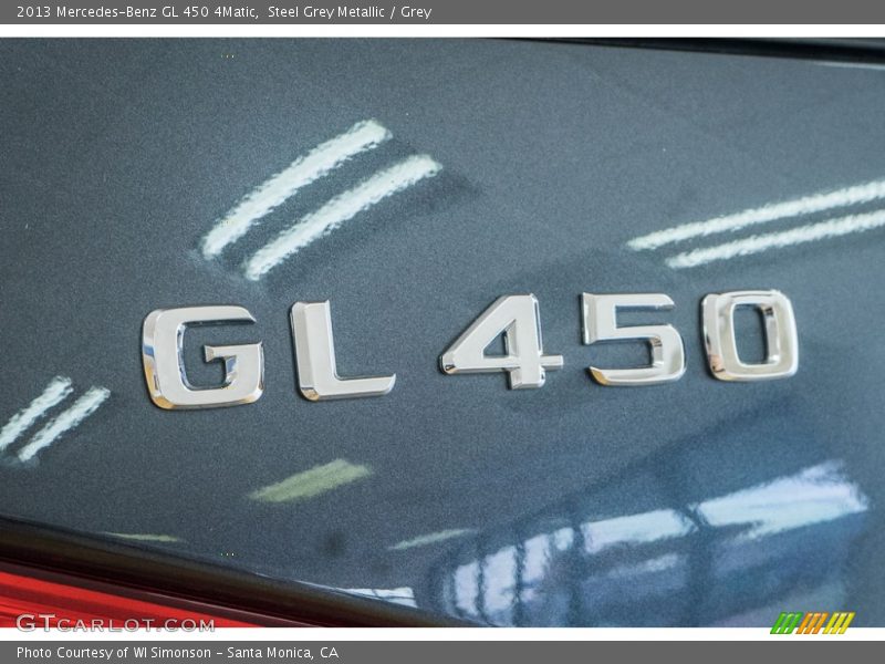 Steel Grey Metallic / Grey 2013 Mercedes-Benz GL 450 4Matic