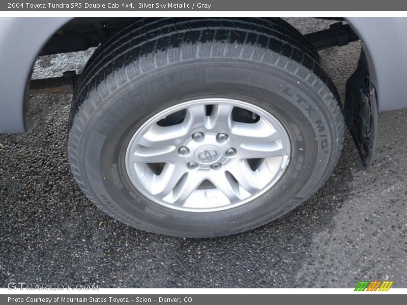 Silver Sky Metallic / Gray 2004 Toyota Tundra SR5 Double Cab 4x4