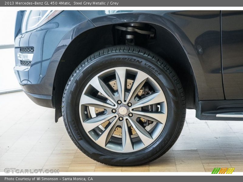 Steel Grey Metallic / Grey 2013 Mercedes-Benz GL 450 4Matic