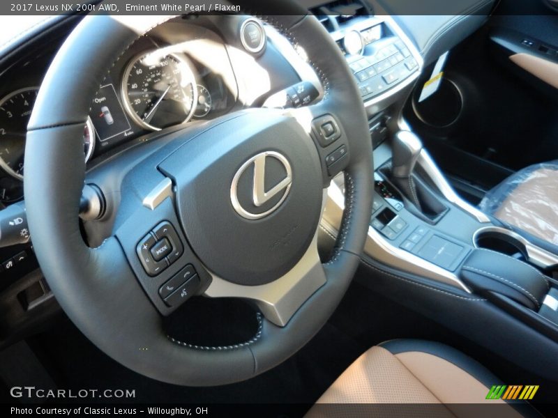 Eminent White Pearl / Flaxen 2017 Lexus NX 200t AWD