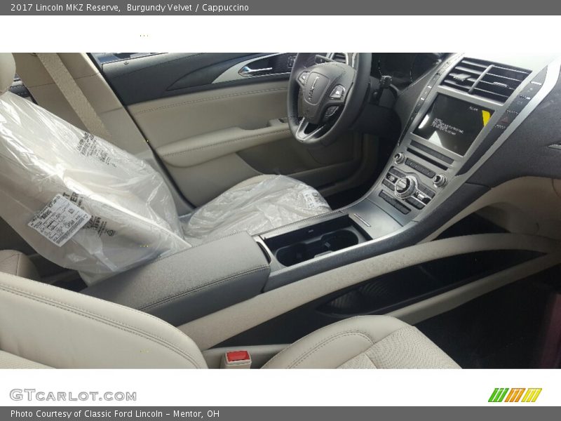 Burgundy Velvet / Cappuccino 2017 Lincoln MKZ Reserve