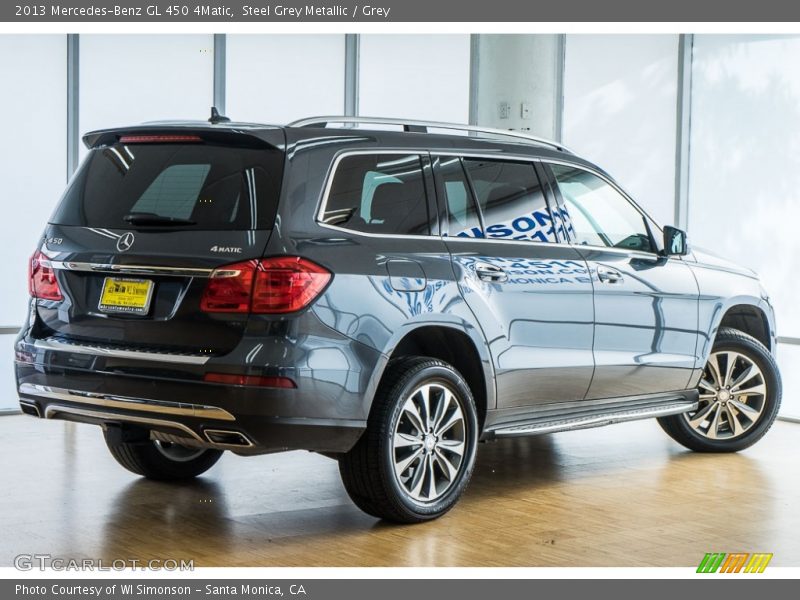 Steel Grey Metallic / Grey 2013 Mercedes-Benz GL 450 4Matic