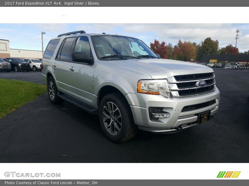 Ingot Silver / Ebony 2017 Ford Expedition XLT 4x4