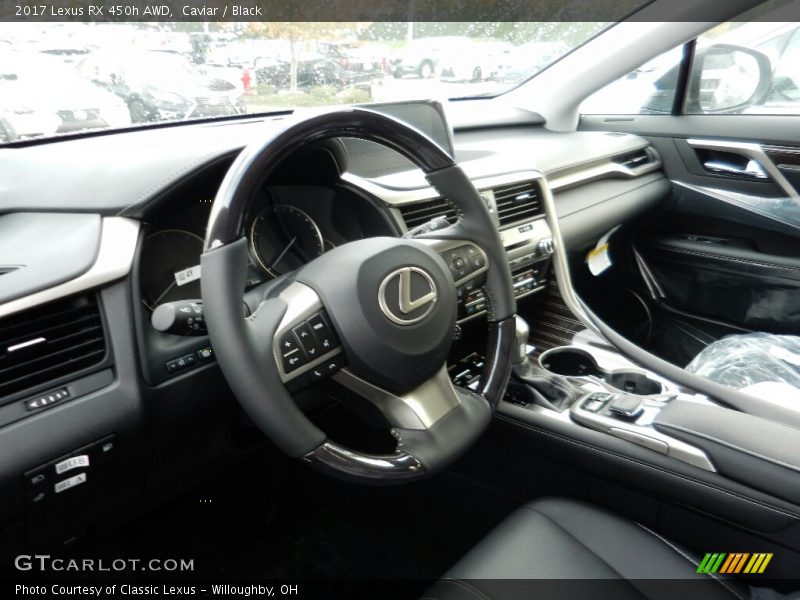 Caviar / Black 2017 Lexus RX 450h AWD