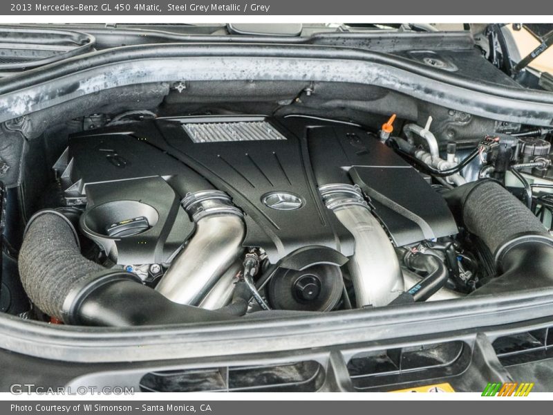 Steel Grey Metallic / Grey 2013 Mercedes-Benz GL 450 4Matic