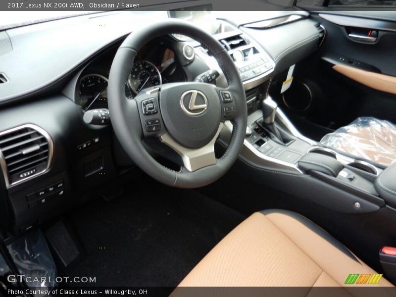 Obsidian / Flaxen 2017 Lexus NX 200t AWD