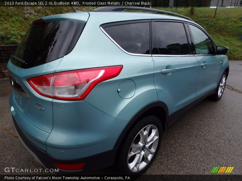 Frosted Glass Metallic / Charcoal Black 2013 Ford Escape SEL 2.0L EcoBoost 4WD