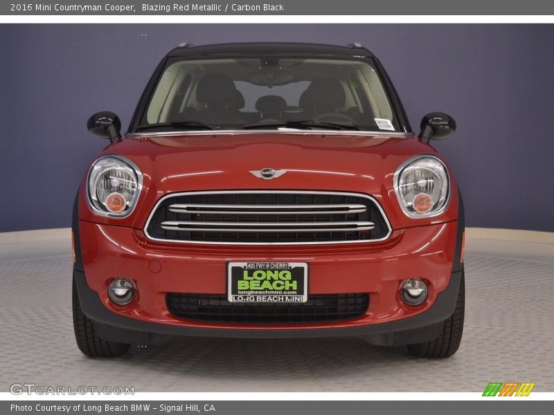 Blazing Red Metallic / Carbon Black 2016 Mini Countryman Cooper