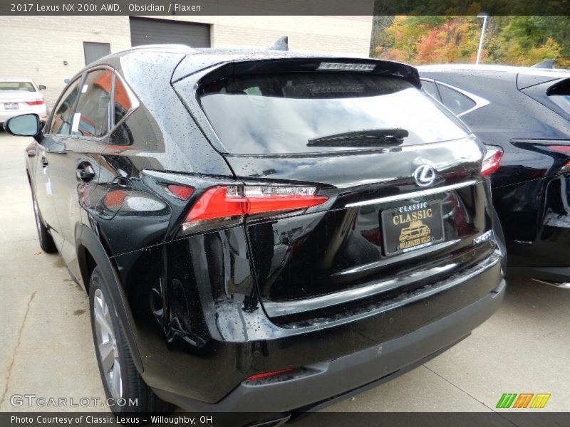 Obsidian / Flaxen 2017 Lexus NX 200t AWD