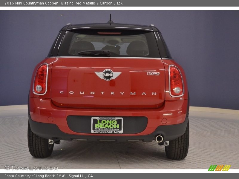 Blazing Red Metallic / Carbon Black 2016 Mini Countryman Cooper