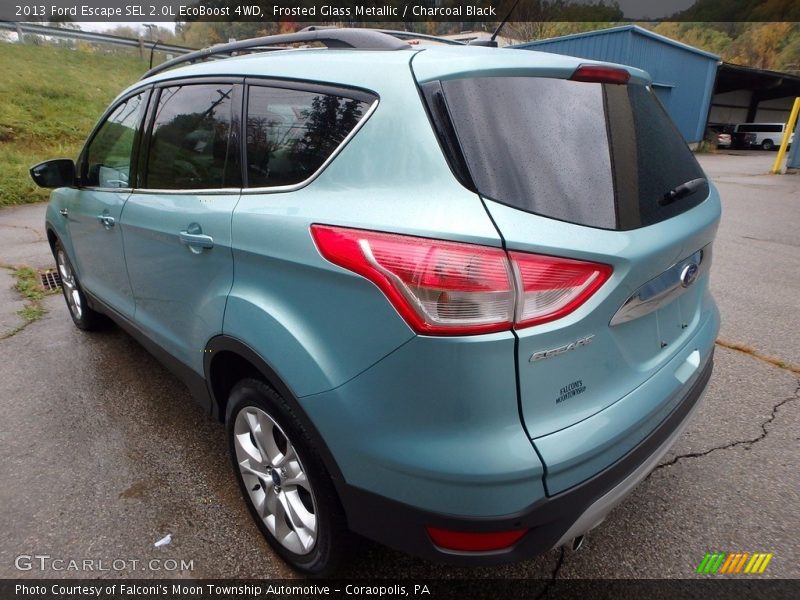 Frosted Glass Metallic / Charcoal Black 2013 Ford Escape SEL 2.0L EcoBoost 4WD