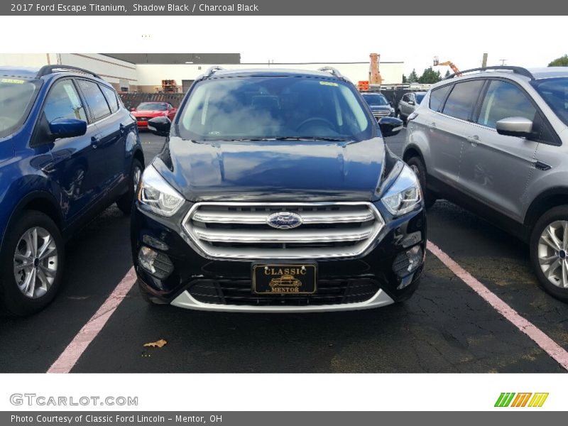 Shadow Black / Charcoal Black 2017 Ford Escape Titanium