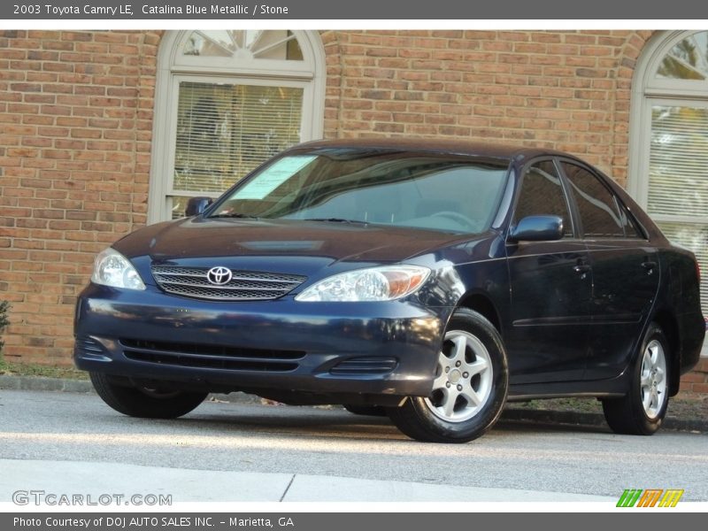 Catalina Blue Metallic / Stone 2003 Toyota Camry LE