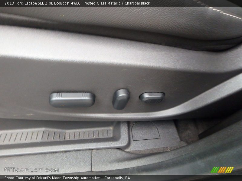 Frosted Glass Metallic / Charcoal Black 2013 Ford Escape SEL 2.0L EcoBoost 4WD