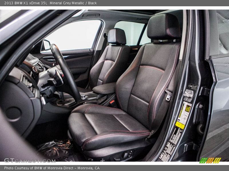 Mineral Grey Metallic / Black 2013 BMW X1 xDrive 35i