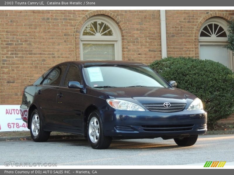 Catalina Blue Metallic / Stone 2003 Toyota Camry LE
