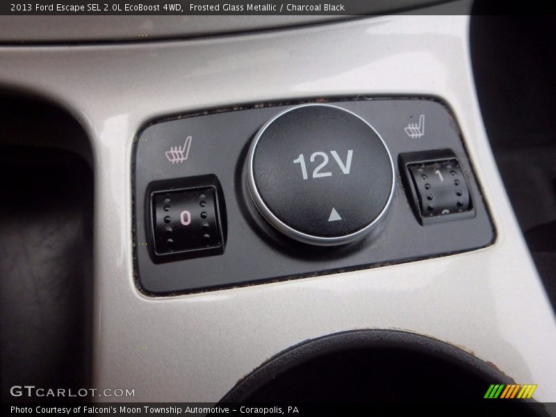 Frosted Glass Metallic / Charcoal Black 2013 Ford Escape SEL 2.0L EcoBoost 4WD