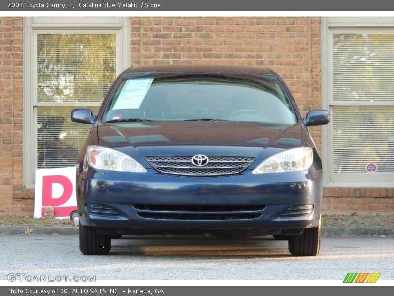 Catalina Blue Metallic / Stone 2003 Toyota Camry LE