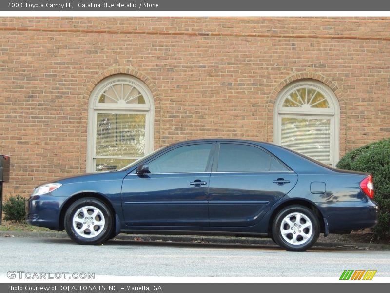 Catalina Blue Metallic / Stone 2003 Toyota Camry LE