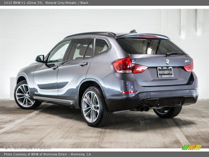 Mineral Grey Metallic / Black 2013 BMW X1 xDrive 35i