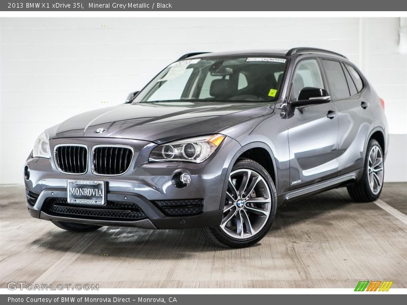 Mineral Grey Metallic / Black 2013 BMW X1 xDrive 35i