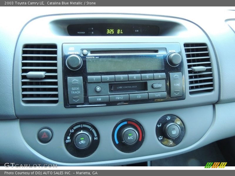 Catalina Blue Metallic / Stone 2003 Toyota Camry LE