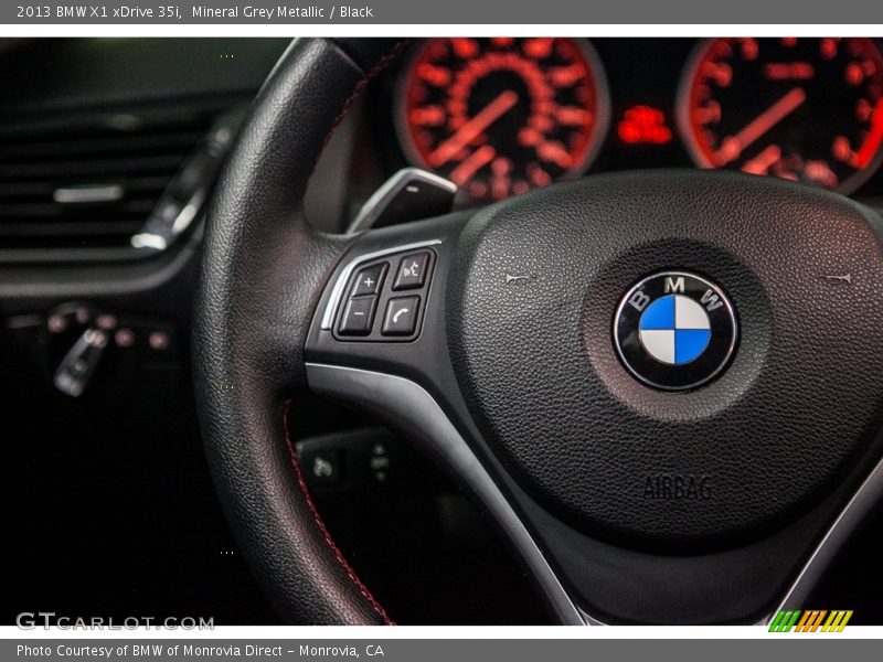 Mineral Grey Metallic / Black 2013 BMW X1 xDrive 35i