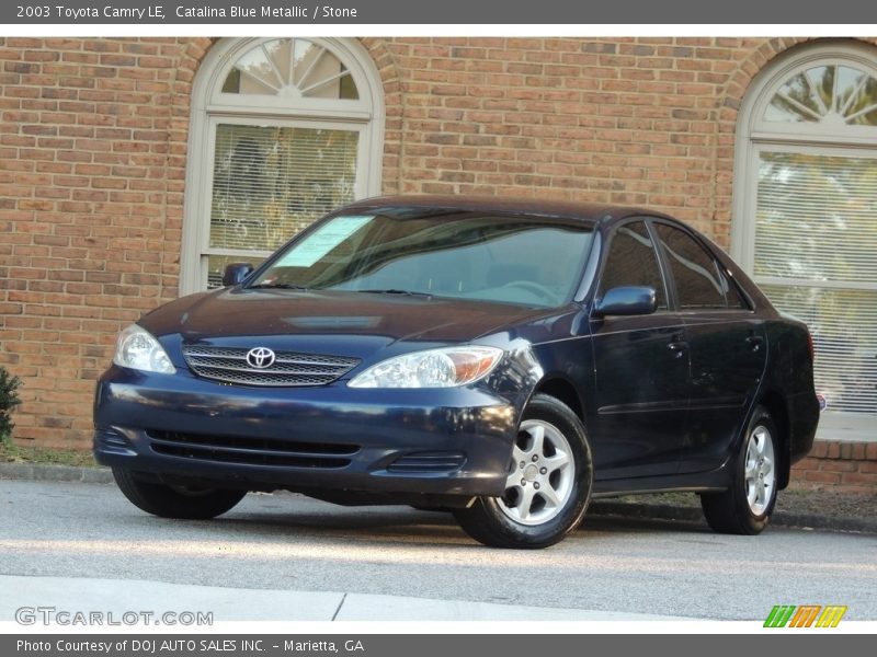 Catalina Blue Metallic / Stone 2003 Toyota Camry LE