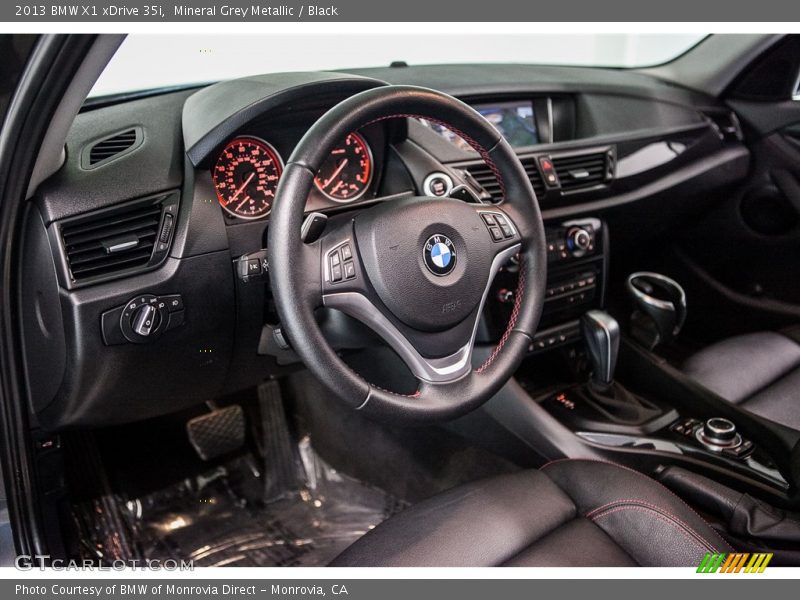 Mineral Grey Metallic / Black 2013 BMW X1 xDrive 35i