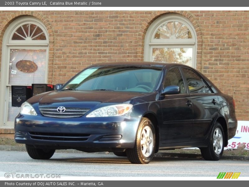 Catalina Blue Metallic / Stone 2003 Toyota Camry LE
