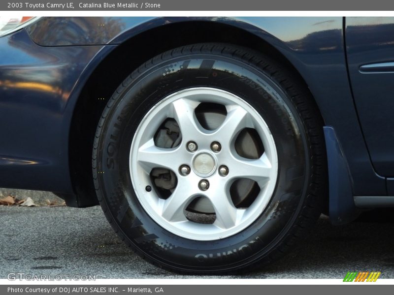 Catalina Blue Metallic / Stone 2003 Toyota Camry LE