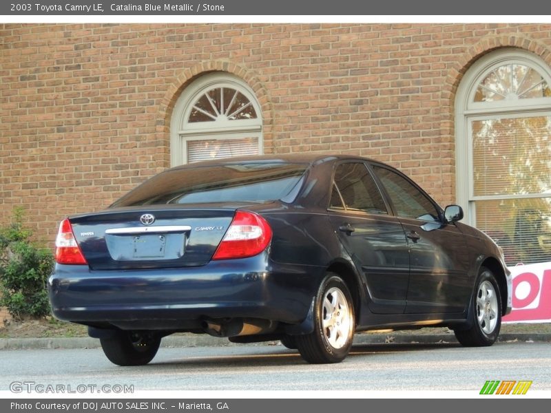 Catalina Blue Metallic / Stone 2003 Toyota Camry LE